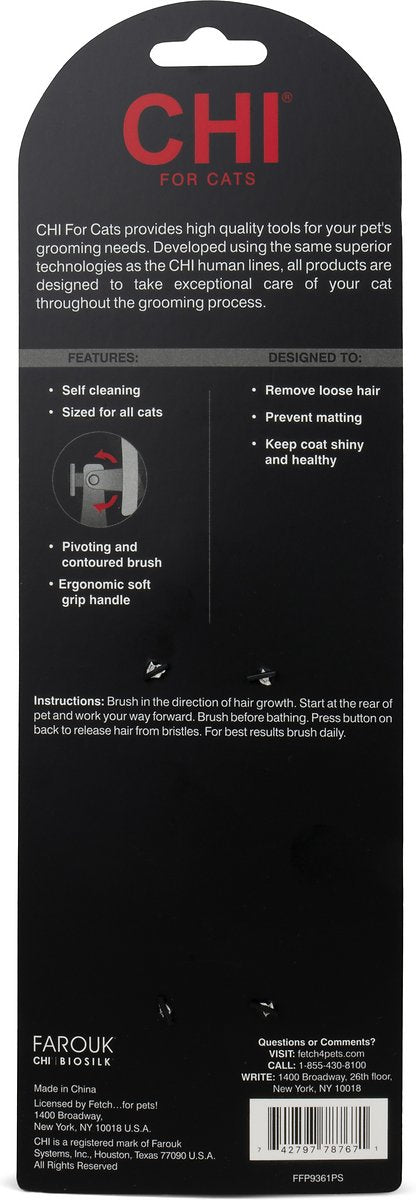 Chi Cat Self Cleaning Slicker Brush