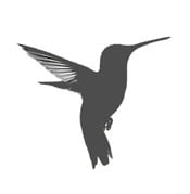 Black-chinned hummingbird map legend.