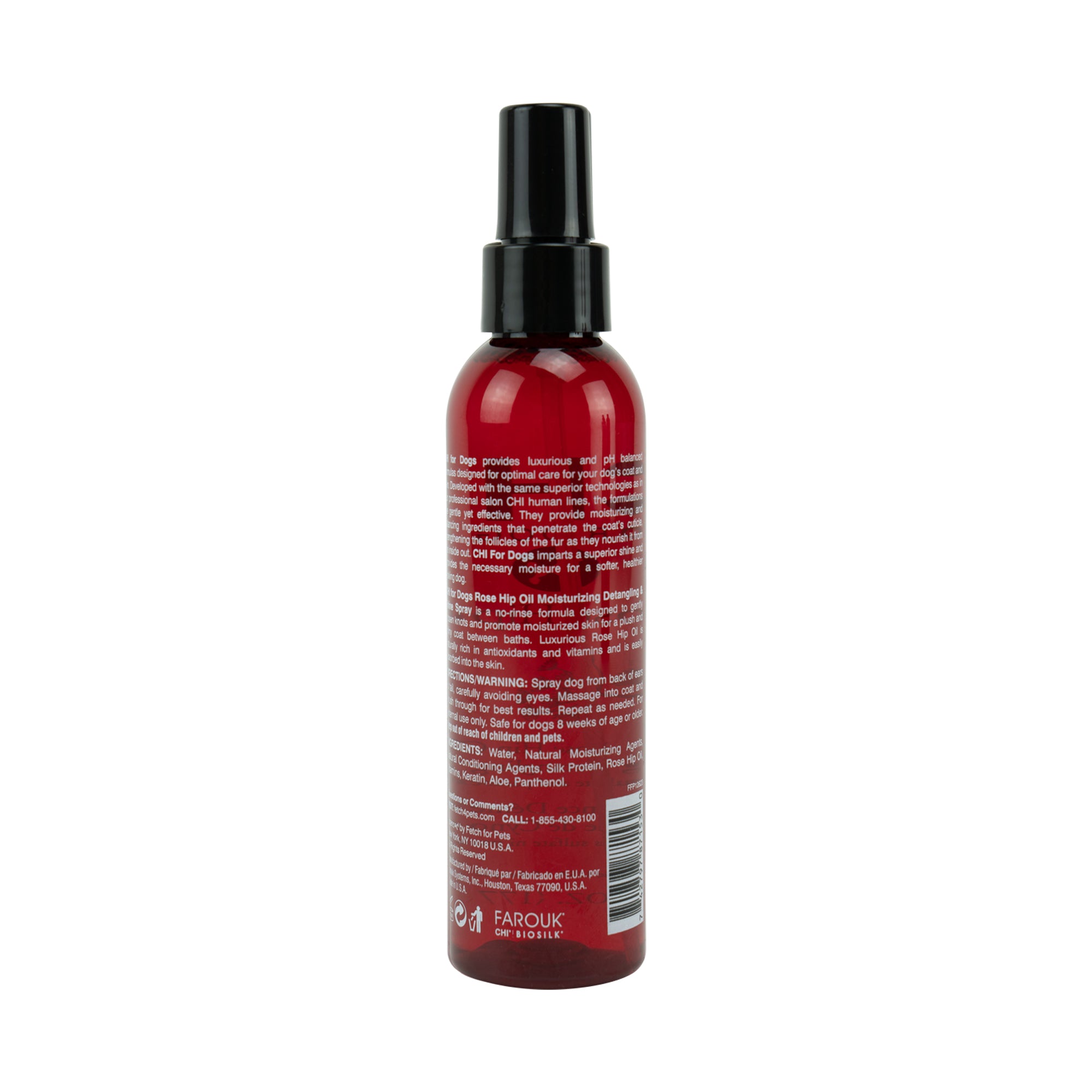 CHI DOG ROSE HIP OIL DETANGLE SPRAY 6OZ