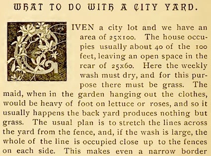 My Handkerchief Garden by Charles Barnard (1889) My Handkerchief Garden by Charles Barnard (1889)