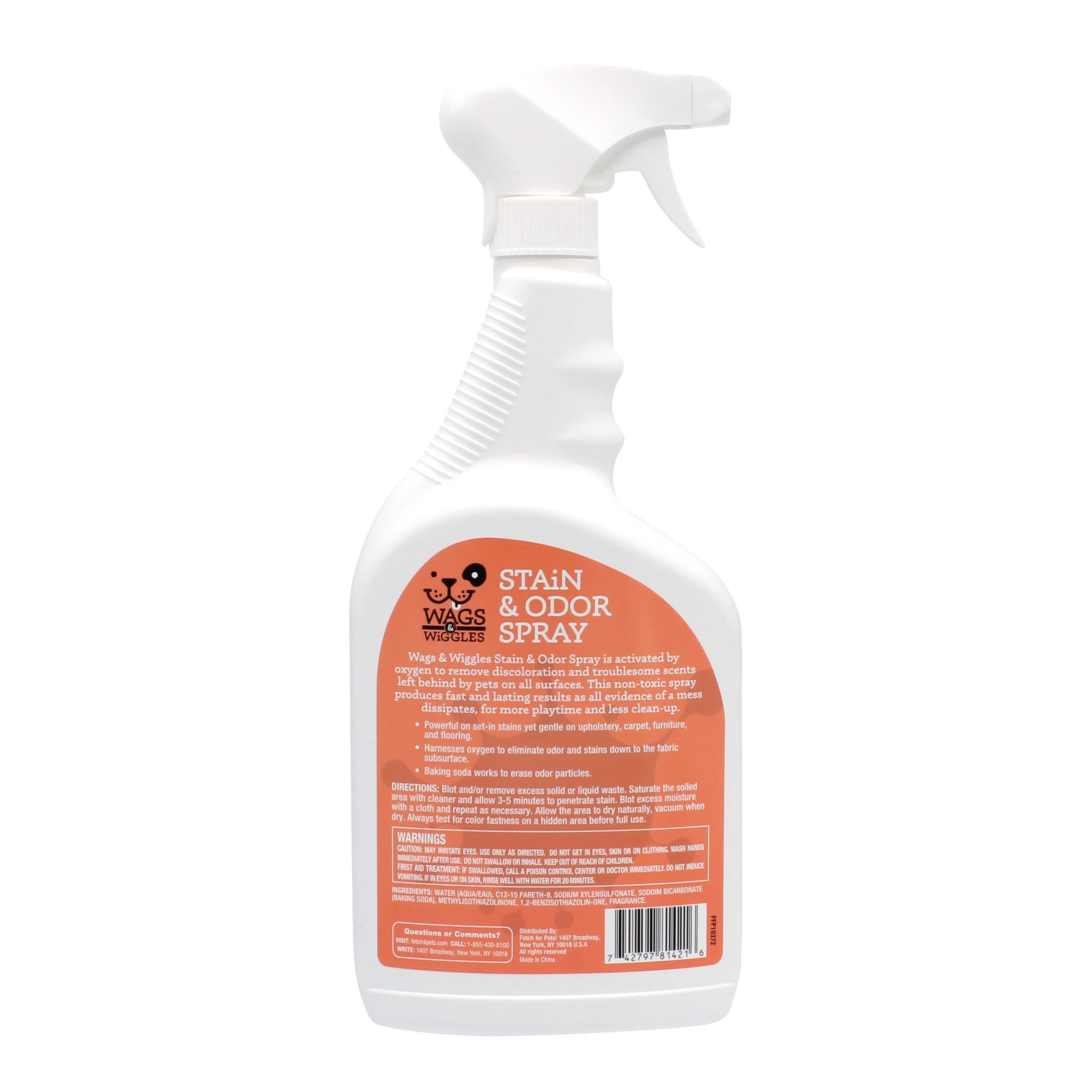 W&W STAIN &ODOR SPRAY GRAPEFRUIT 32 FLOZ